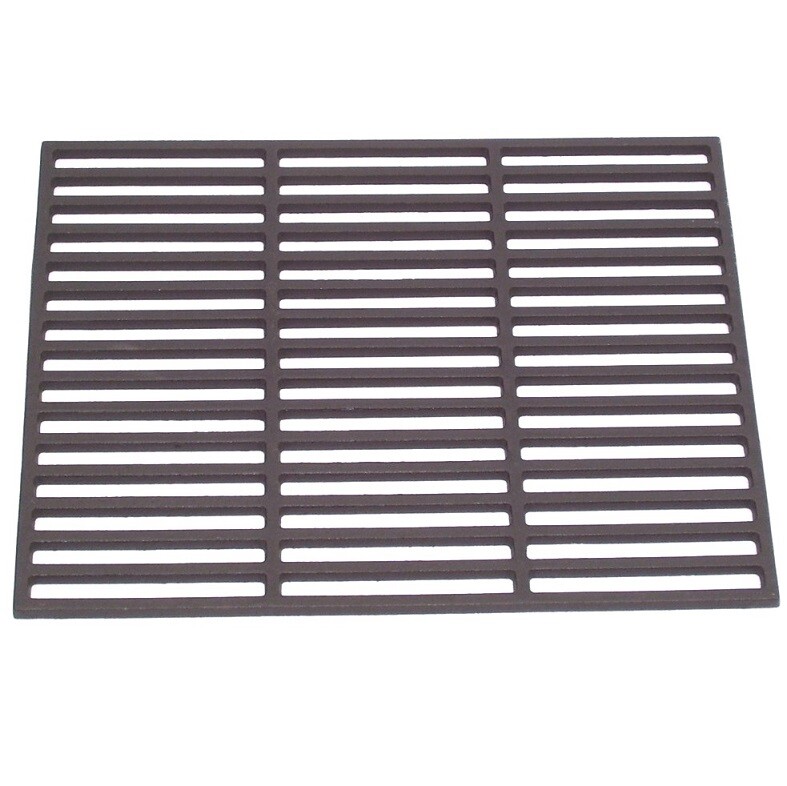 D&L Guss Grillrost Emailliert – 60x40 Cm, Gusseisen, 9 Mm Stark, Mit 12 Mm Stababstand, Für Alle Grills