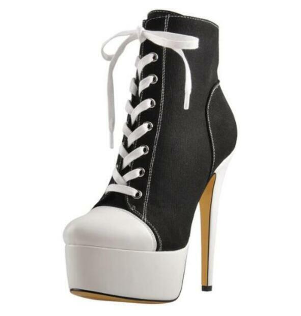 Heeled sneaker booties outlet