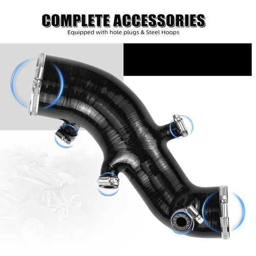 For Yamaha Raptor 700R 700 YFM700R Silicone Air Intake Hose Kit 2009 2010-2025 - Picture 5 of 9