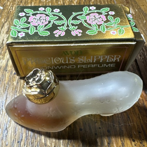 Avon PRECIOUS SLIPPER Sonnet Cologne 0,25 fl oz 1973 Miniatur Parfum Vintage