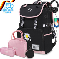 Schulrucksack MäDchen Teenager Schulranzen Laptop RucksäCke Damen Daypack Kinder