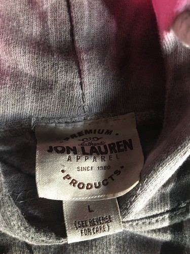 Jon Lauren Sz L Tie Dye Pullover Hoodie Sweatshirt Pink Black New W/O Tag Kid - Picture 4 of 7