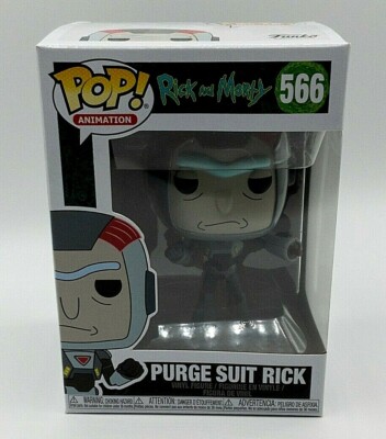 Funko POP! Rick and Morty - Purge Suit Rick #566 Vinyl Sammel-Spiel-Figur - Neu