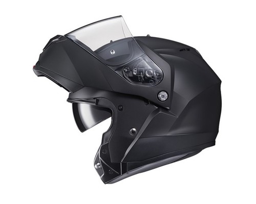 HJC C91 Modular Helmet with Inner Sun Shield - Flat Black - Picture 3 of 23