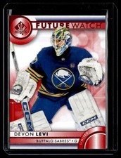 2023-24 SP Authentic Future Watch Red Limited Devon Levi #103 Rookie RC