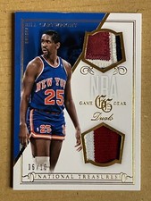 2013-14 National Treasures Bill Cartwright Game Gear Dual Prime # /10 GAME WORN