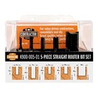 CMT-K900.005.01 900.005.01-Estuche 5 fresas rectas s=8 HW DX