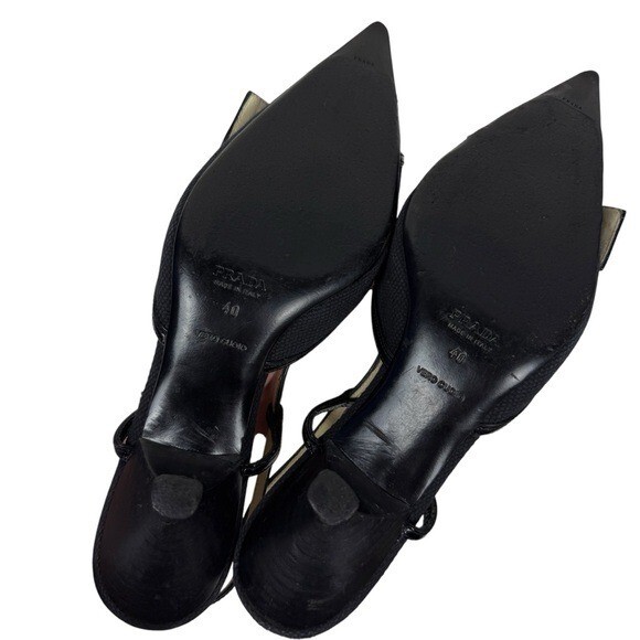 靴 PRADA S/S 2000 kitten heels S/S 2000 Kitten Heel – Marimaria Vintage