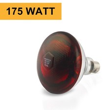 Rotlichtlampe Wärmelampe Tiere 100 - 175 Watt E27 Hartglas - Küken Hühner Welpen