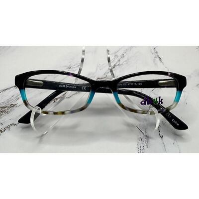 DB4K By Europa-Kids Eyeglasses- Pixie C2-Plum/Multi-Size 42-16-125-New w/Case