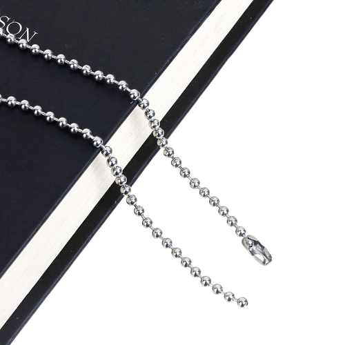 Collana militare con Piastrina Acciaio inox proiettile argento catena Uomo Donna - Foto 18 di 20