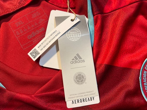 NWT ADIDAS Colombia National Team 2022 Away Jersey Men’s 3XL HB9164 - Picture 10 of 15