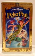 Disney's Peter Pan 45th Anniversary, fully restored, limited edition, VHS 