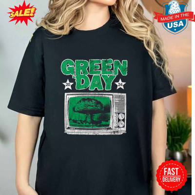 Green Day Saviors Tour 2024 Tv Explosion Classic T-Shirt
