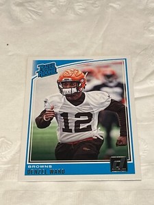 2018 Donruss #348 Denzel Ward Cleveland Browns RC Rated Rookie Card Qty