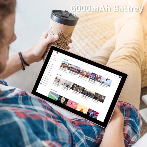YQSAVIOR Tablet 10,1 Zoll Android 13, RAM 10GB (4GB+6GB Expand) +64GB Schwarz - Bild 20 von 28