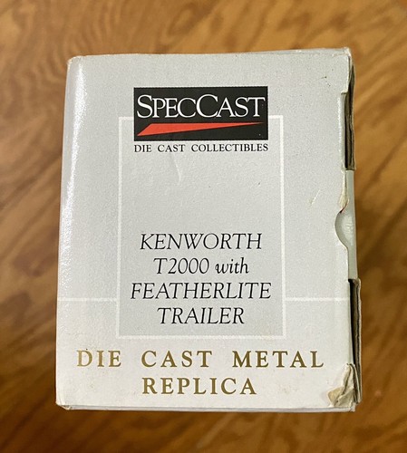 Kenworth T2000 W/ Featherlite Trailer SpecCast Limited Ed. Die Cast Metal. NIB - Picture 3 of 6