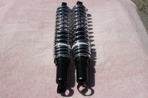 Shocks 14.4" eye / eye shock absorbers 14.4 inch 365mm  MEDIUM DUTY  Blck/Chrome - Picture 4 of 11