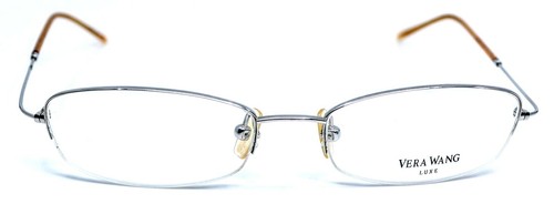 VERA WANG Titanium I SI Silver Oval Womens Eyewear Eyeglasses Frames 49-16-130 - Picture 2 of 6