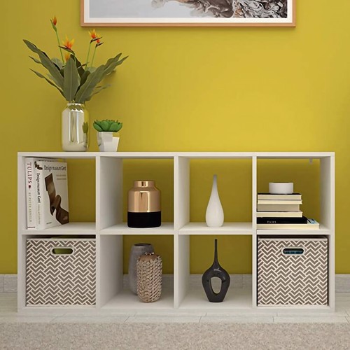 8 Cube Storage Organizer, Stackable, Book Shelf, Bedroom, Home Office - Picture 6 of 17