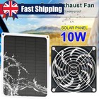 10 W Waterproof Solar Powered Fan Solar Exhaust Intake Fan