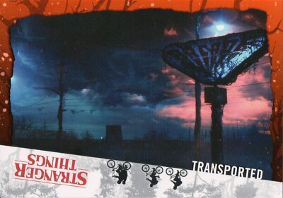 Stranger Things Upside Down, Transportiert (41) Orange Parallel Base Card #74/99