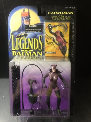 Kenner DC Legends of Batman Catwoman with Quick Climb Claw & Capture Net MOC 