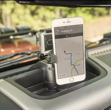 for 11-18 Jeep Wrangler JK multi-function mobile phone holder with storage