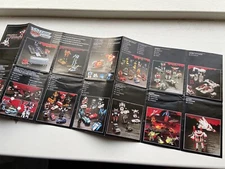 Transformers G1 1985 larger catalogue folder series 1 europe