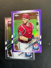 Sam Huff 2021 Topps Update Chrome Purple Refractor #USC60 W/Base Card 