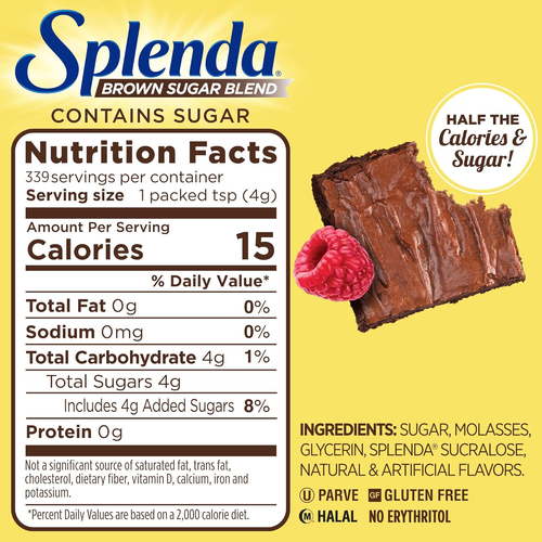 Brown Sugar Blend Low Calorie Sweetener for Baking, 3 Pound Value Size (1360 Gra - Picture 3 of 9