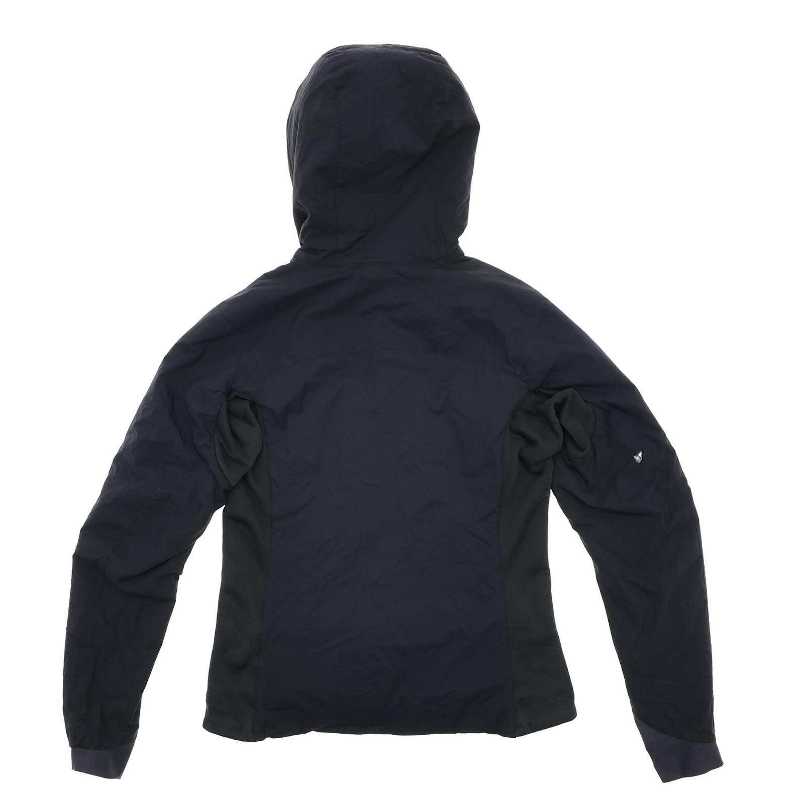 Arc'Teryx L86820 Giacca donna nera con cappuccio in nylon taglia S