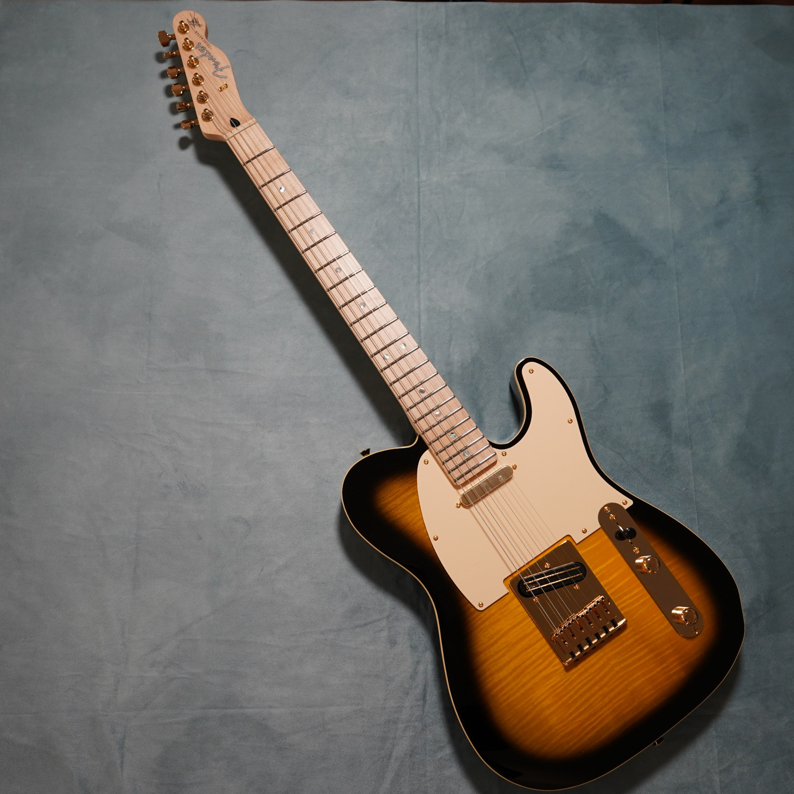 Fender Japón Exclusivo Richie Kotzen Tele Brown Sun con bolsa de concierto