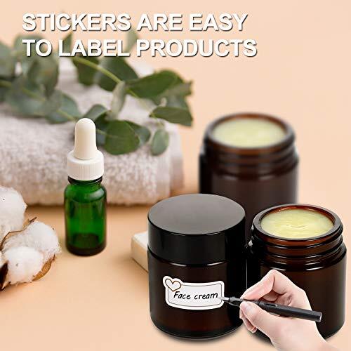 15 Pack 4 oz Amber Glass Jars with Lids Round Empty Containers for Scrubs Lot - Picture 4 of 7