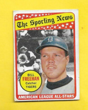 1969 Topps Bill Freehan AL ALL STAR #431 Detroit Tigers G/VG+ FREE SHIPPING