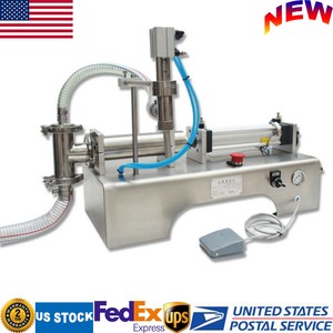 Máquina de Llenado de Líquidos Neumática Horizontal 100-1000ml Para Líquidos de Aceite Llenadora de Botellas Neumática de Botellas de Un Solo Cabezal LLlenadora de Líquidos Automática de Líquidos