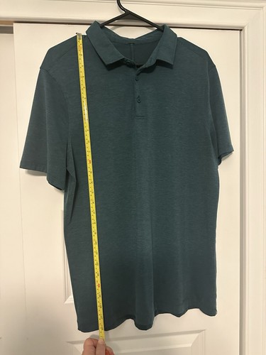 Lululemon Hemd Herren Large Grün Evolution Polo Active Stretch Freizeithemd - Bild 4 von 5