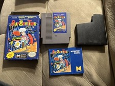 Burger Time (NES, 1987) With Box And Manual