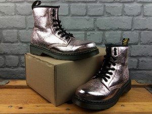 metallic pink doc martens