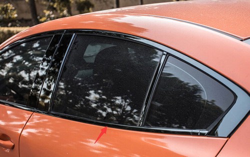 Tiras decorativas de moldeo de ventana para Mazda 3 Axela 2020-2022 negro titanio - Imagen 3 de 6