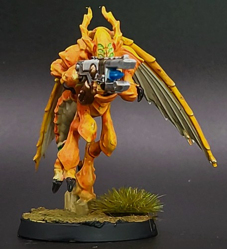 Bemalte Vespid Stingwings Kill Team WH40K Sammelfigur für Wargames - Bild 5 von 6