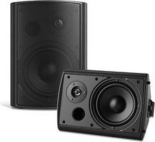 6.5 Waterproof Wall Mount Speakers by STUDIOFINIX 400W Outdoor/Indoor Audio