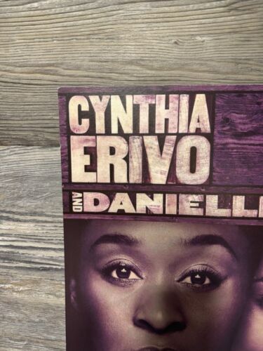 THE COLOR PURPLE THE MUSICAL, CYNTHIA ERIVO, BROADWAY WINDOW CARD/POSTER - Foto 2 di 9