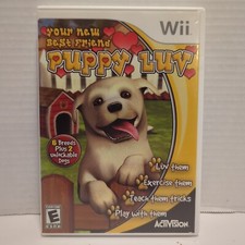 MINT CONDITION - Puppy Luv - Nintendo Wii - 2007 - TESTED - COMPLETE IN BOX