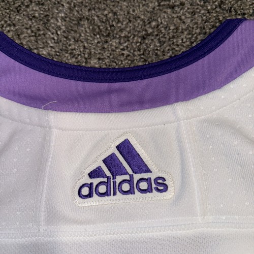 Adidas Las Vegas Golden Knights Hockey Fights Cancer Authentic Jersey Mens Sz 54 - Picture 12 of 12