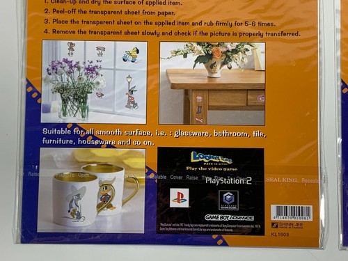 (2) Pegatinas decorativas Looney Tunes: Back in Action Tweety Bird PS2 Gamecube promoción NUEVAS - Imagen 11 de 12