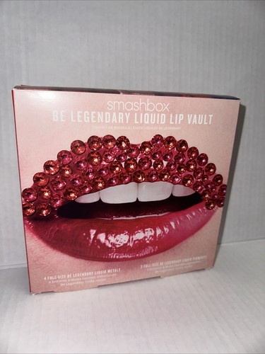 RARE! Smashbox Be Legendary Liquid Lip Vault 7pc set (limited edition) NIB - Picture 1 of 4