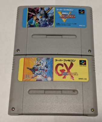 Nintendo Super Famicom Lot of 2 - Gundam - DAcx08