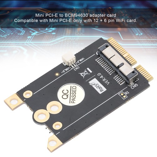 Mini PCI-E To BCM94630 Adapter Card Converter 12+6Pin WLAN Wi-Fi For LAM - Picture 2 of 12