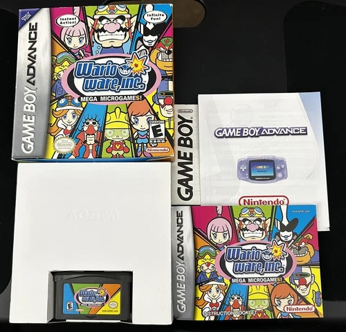 WarioWare, Inc.: Mega Microgames (Nintendo Game Boy Advance, 2003) CIB